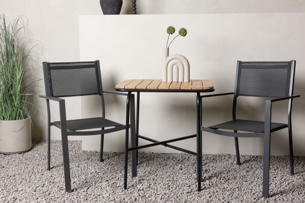 Holmbeck, Copacabana cafégrupp svart/natur Venture Home