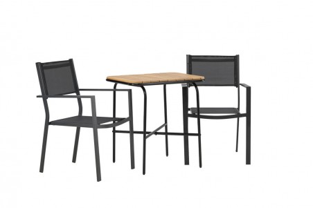 Holmbeck, Copacabana cafégrupp svart/natur Venture Home