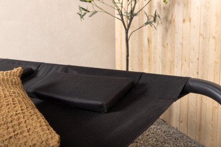 Gordo solsäng svart Venture Home