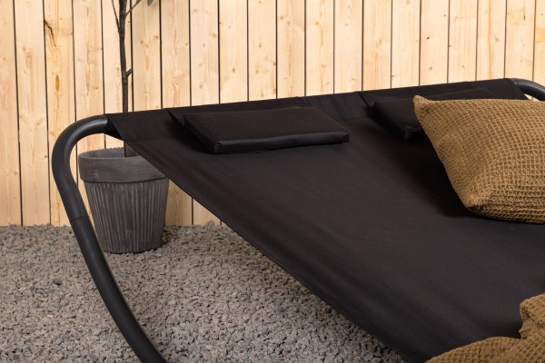 Gordo solsäng svart Venture Home