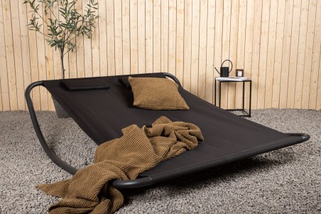 Gordo solsäng svart Venture Home