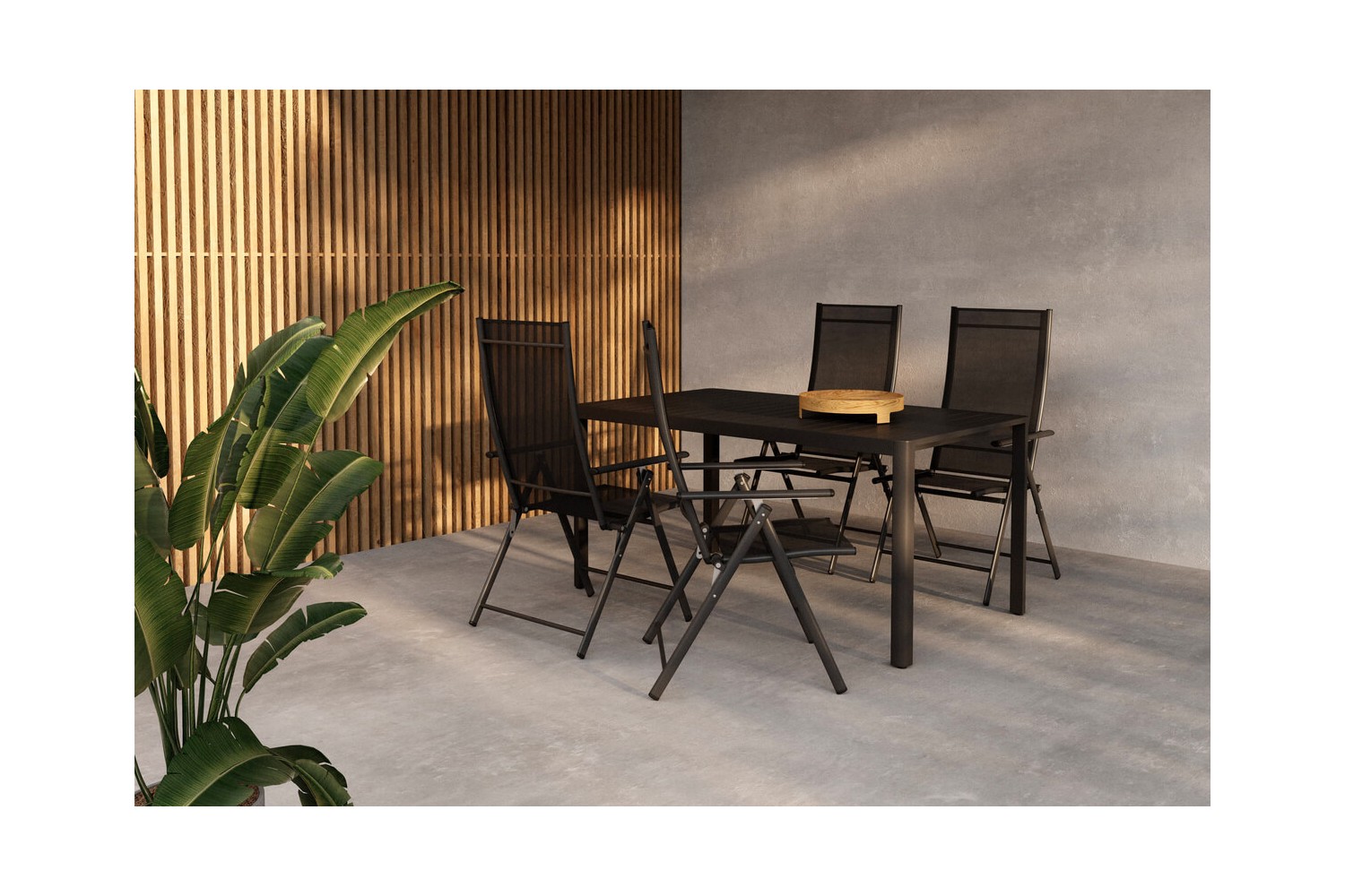 Giardini & Levanzo matgrupp 150x85 cm svart Venture Home Giardini & Levanzo matgrupp 150x85 cm svart Venture Home
