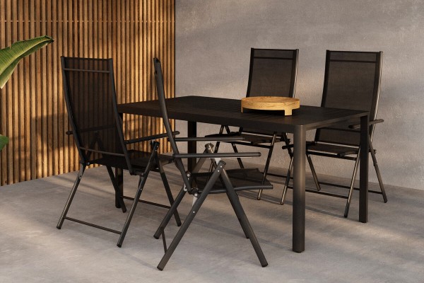 Giardini & Levanzo matgrupp 150x85 cm svart Venture Home
