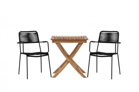 Ghana, Lindos cafégrupp 70x70 cm natur/svart Venture Home