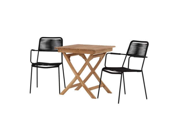 Ghana, Lindos cafégrupp 70x70 cm natur/svart Venture Home