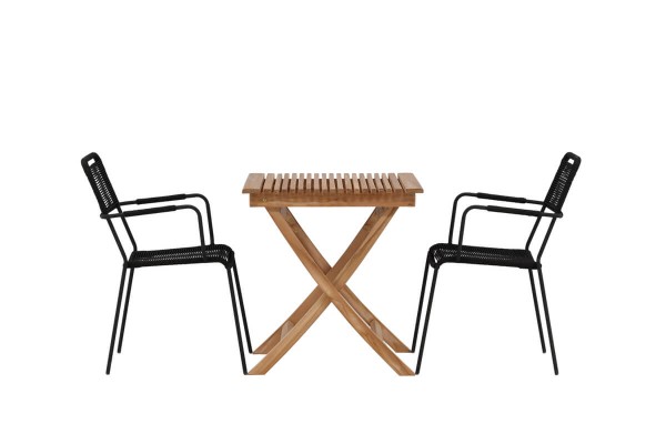 Ghana, Lindos cafégrupp 70x70 cm natur/svart Venture Home