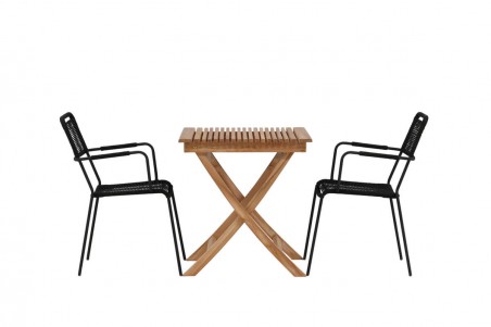 Ghana, Lindos cafégrupp 70x70 cm natur/svart Venture Home