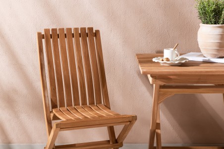Ghana cafégrupp 70x70 cm natur Venture Home