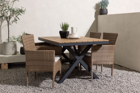 Garcia, Malina matgrupp 150x90 cm natur Venture Home