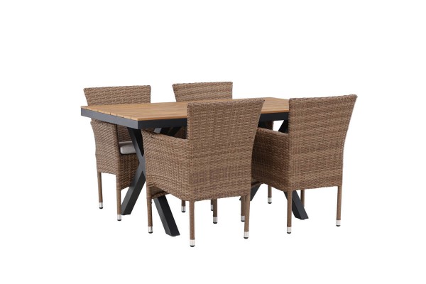 Garcia, Malina matgrupp 150x90 cm natur Venture Home