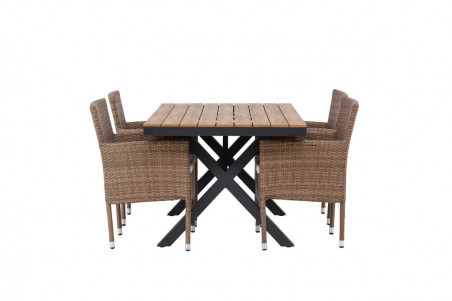 Garcia, Malina matgrupp 150x90 cm natur Venture Home