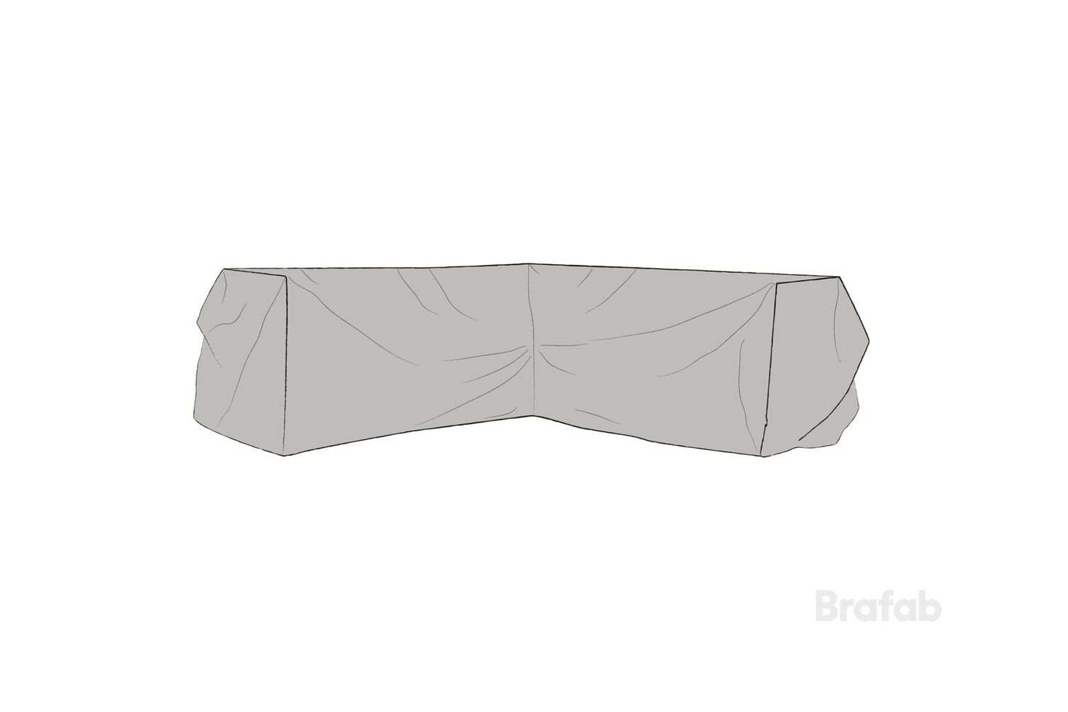 Leone möbelskydd hörnsoffa 220/220x75x65 grått Brafab Leone möbelskydd hörnsoffa 220/220x75x65 grått Brafab