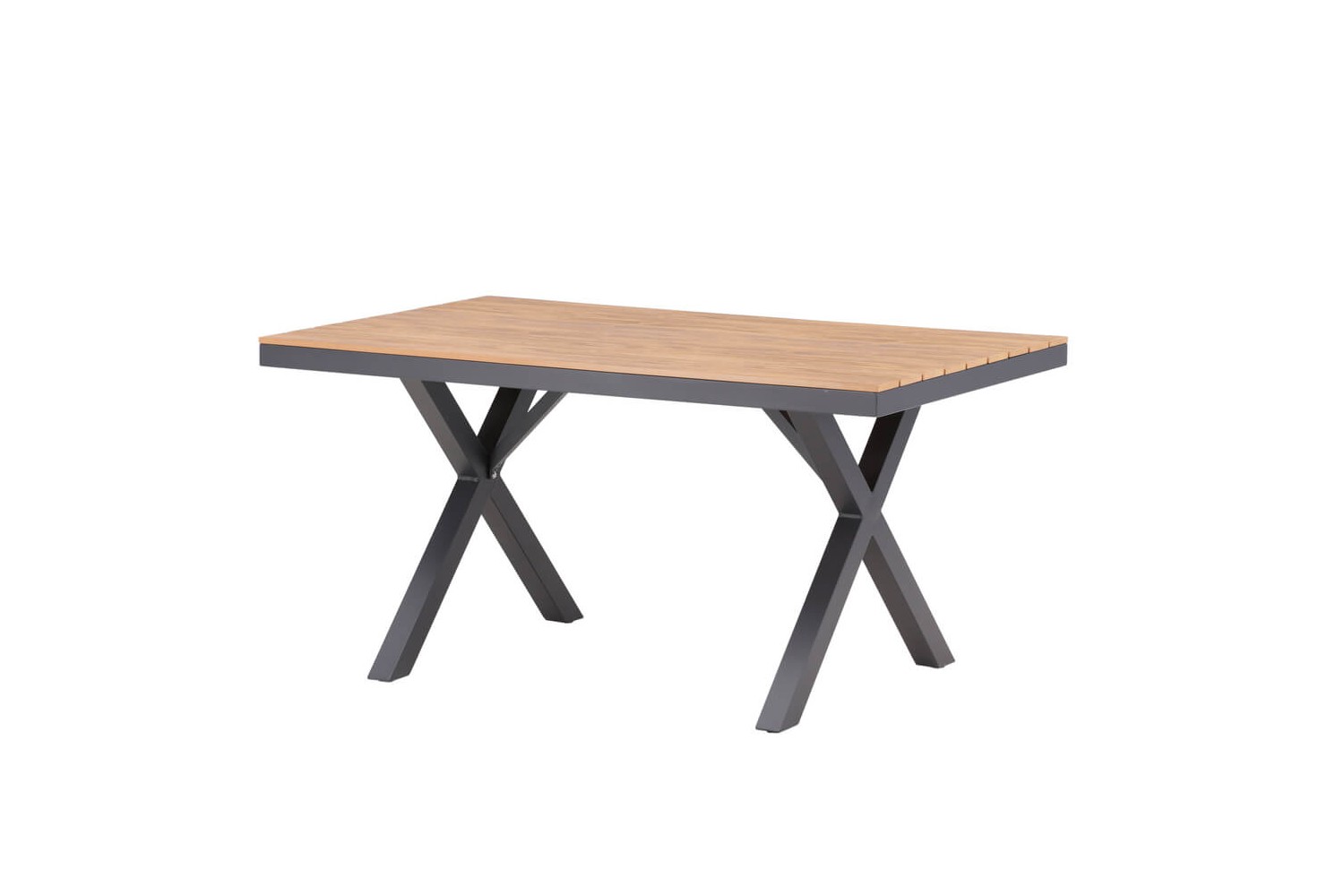 Garcia matbord 150x90 cm natur/svart Venture Home Garcia matbord 150x90 cm natur/svart Venture Home