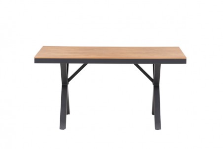Garcia matbord 150x90 cm natur/svart Venture Home
