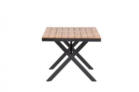 Garcia matbord 150x90 cm natur/svart Venture Home
