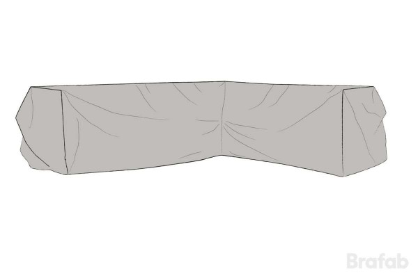 Leone möbelskydd hörnsoffa V220/H290x75x65 grått Brafab