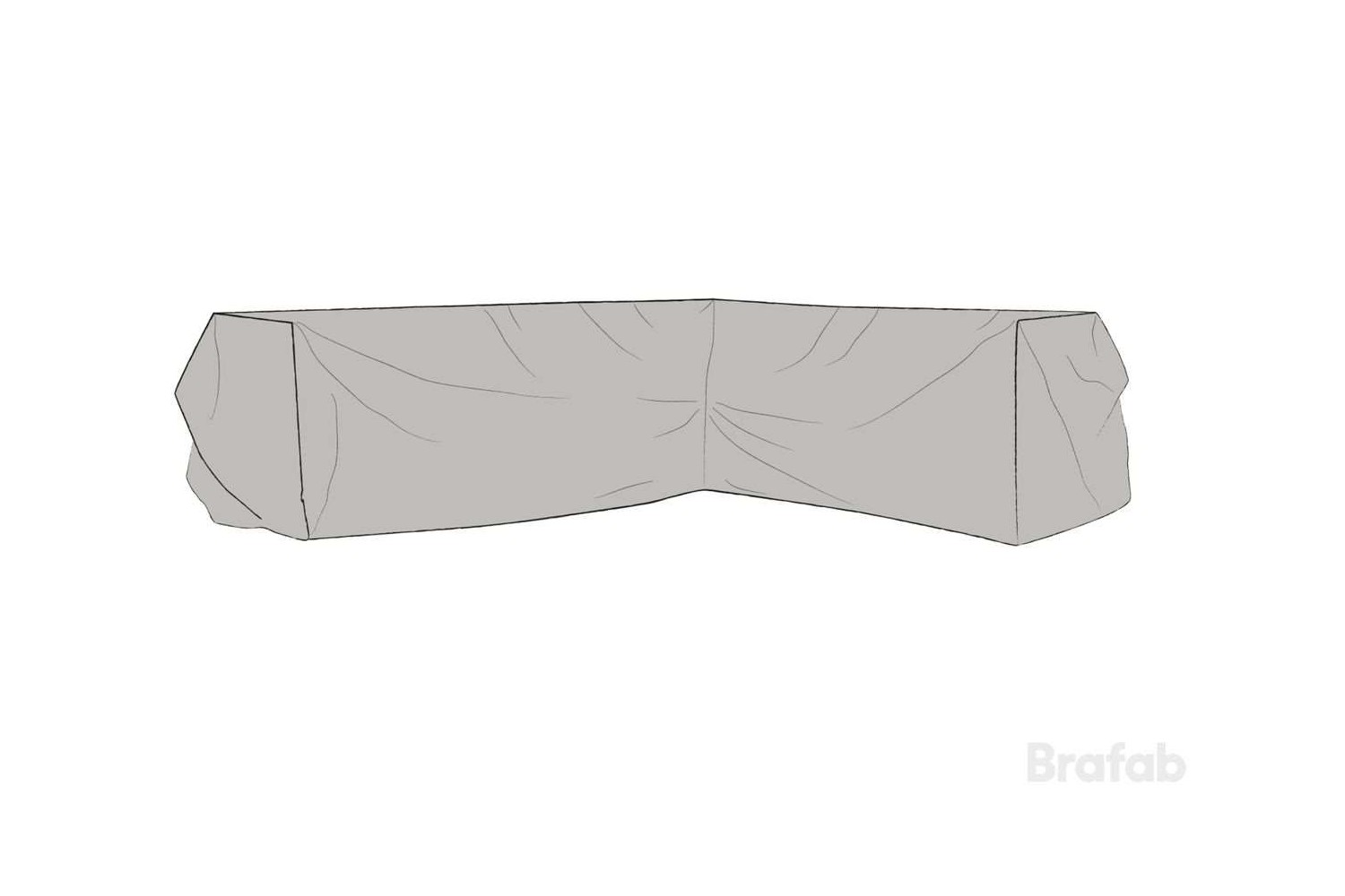 Leone möbelskydd hörnsoffa V220/H290x75x65 grått Brafab Leone möbelskydd hörnsoffa V220/H290x75x65 grått Brafab