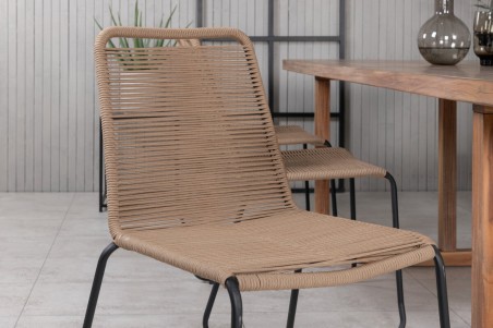 Erica, Lindos rektangulär matgrupp brun Venture Home