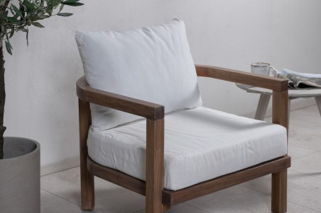 Erica fåtölj brun Venture Home