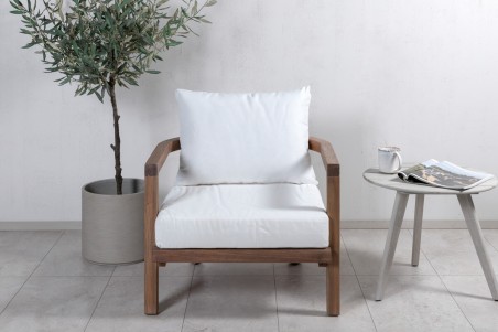 Erica fåtölj brun Venture Home