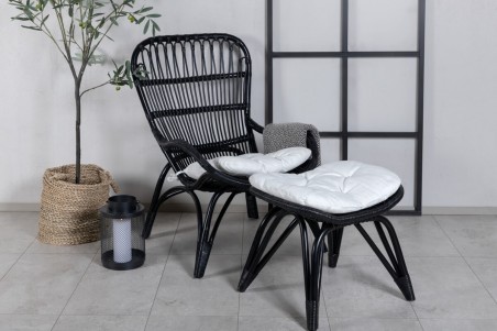 Ella loungestol svart Venture Home