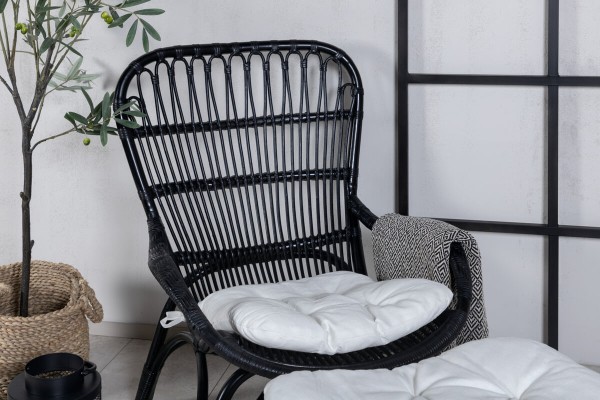 Ella loungestol svart Venture Home