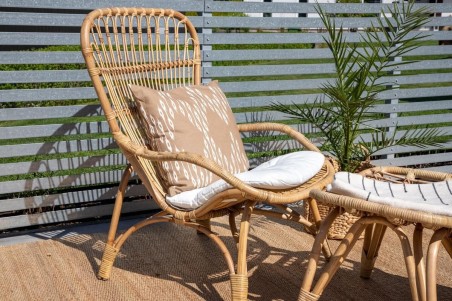Ella loungestol natur Venture Home