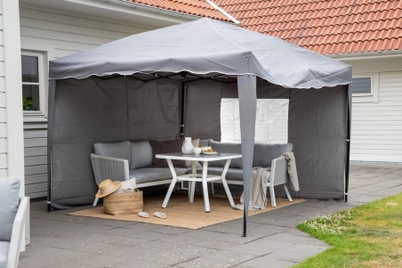 Easy Up pergola 295x295x250 cm grå Venture Home