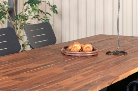 Doory, Nicke rektangulär matgrupp svart/natur Venture Home