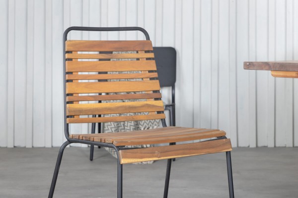 Doory, Bois rektangulär matgrupp natur Venture Home