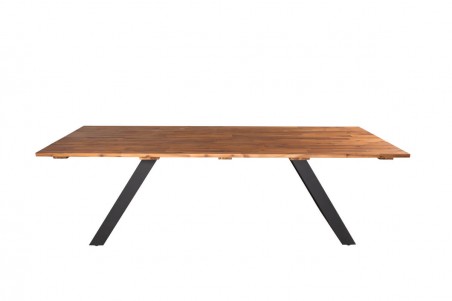 Doory matbord 250x100 cm natur/svart Venture Home