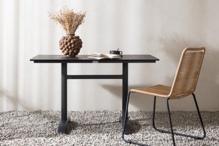 Denver matbord 120x70 cm svart Venture Home