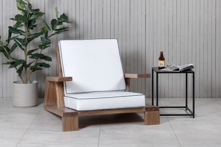Daria loungefåtölj brun Venture Home