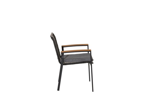 Dallas matstol 2-pack svart Venture Home