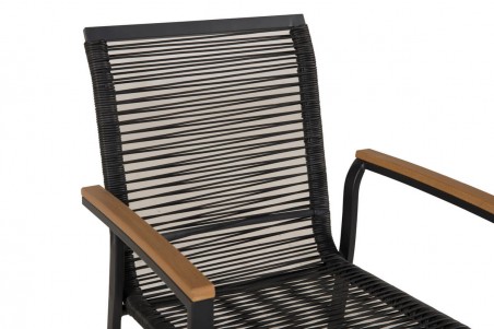 Dallas matstol 2-pack svart Venture Home