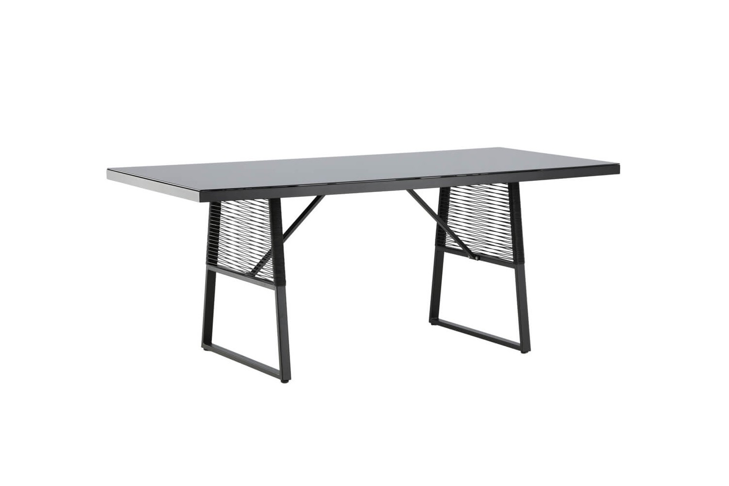Dallas matbord 193x90 cm svart Venture Home