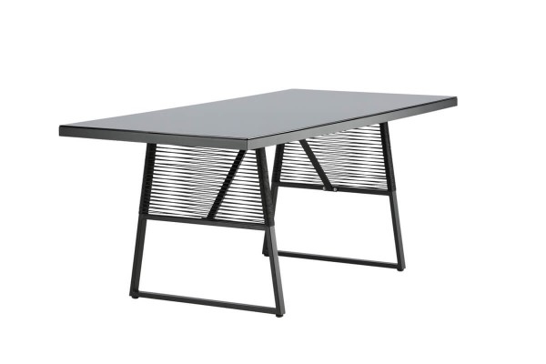 Dallas matbord 193x90 cm svart Venture Home