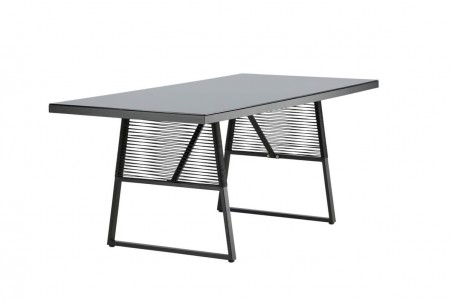 Dallas matbord 193x90 cm svart Venture Home