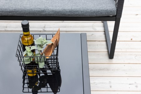 Dallas hörngrupp svart/grå Venture Home
