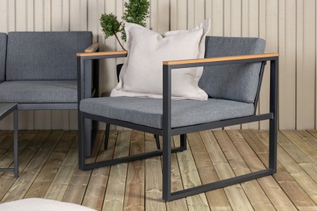 Dakar soffgrupp svart/grå Venture Home