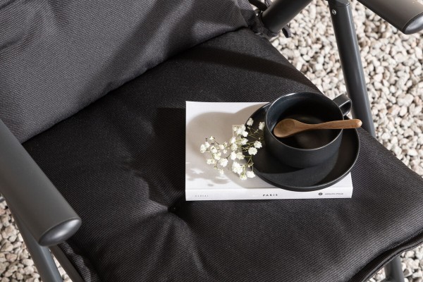 Cushion positionsdyna 116x46 cm svart Venture Home