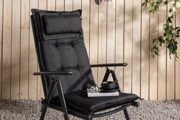 Cushion positionsdyna 116x46 cm svart Venture Home