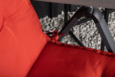 Cushion positionsdyna 116x46 cm röd Venture Home