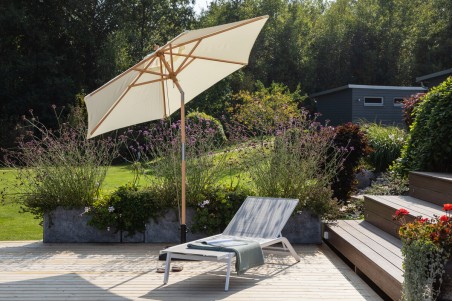 Corypho parasoll Ø250 cm vit Venture Home