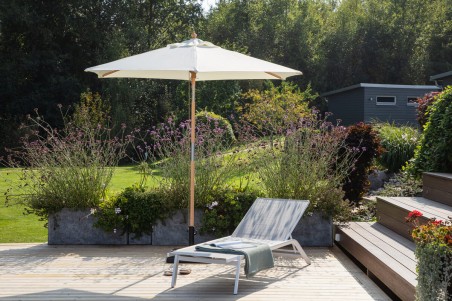 Corypho parasoll Ø250 cm vit Venture Home