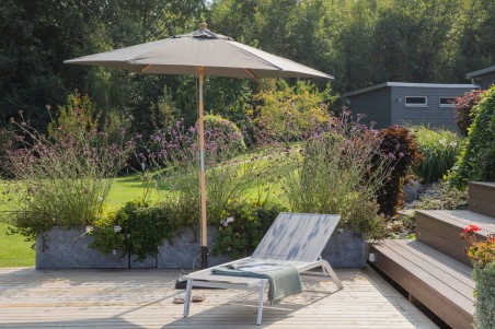 Corypho parasoll Ø250 cm grå Venture Home