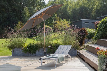 Corypho parasoll Ø250 cm grå Venture Home