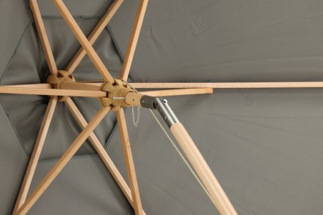 Corypho parasoll Ø250 cm grå Venture Home