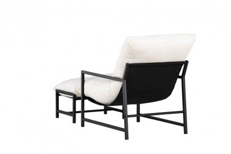 Corso loungestol svart/beige Venture Home