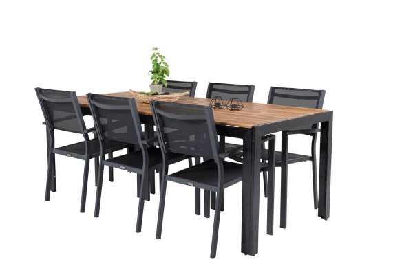 Copacabana, Bois matgrupp svart/natur Venture Home